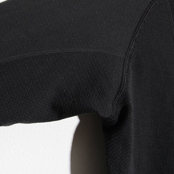 Lululemon Swiftly Tech Long Sleeve Crew Black White Ombre Silverescent Size 8 - Picture 11 of 15